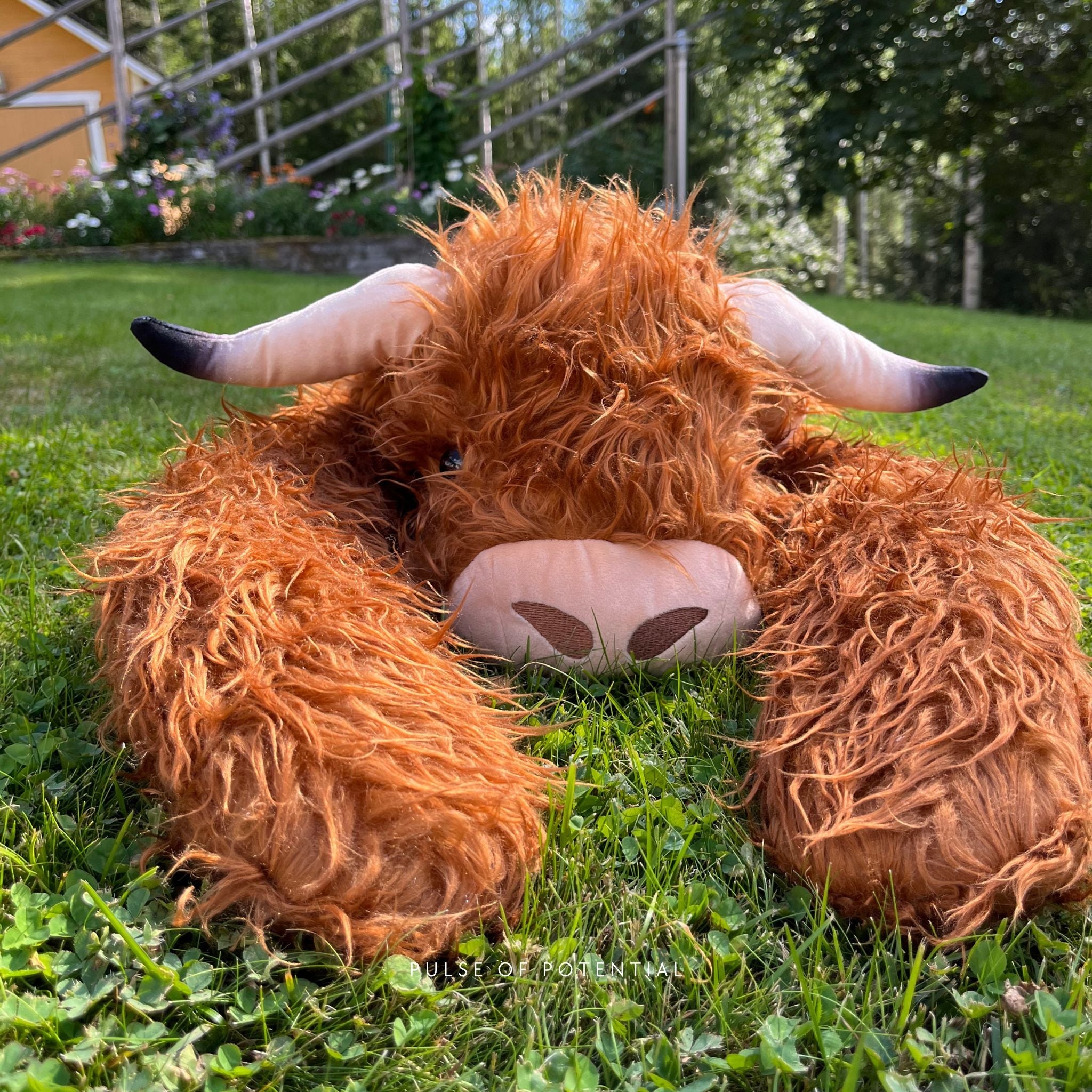 Hallie the Highland Cow Weighted Animal