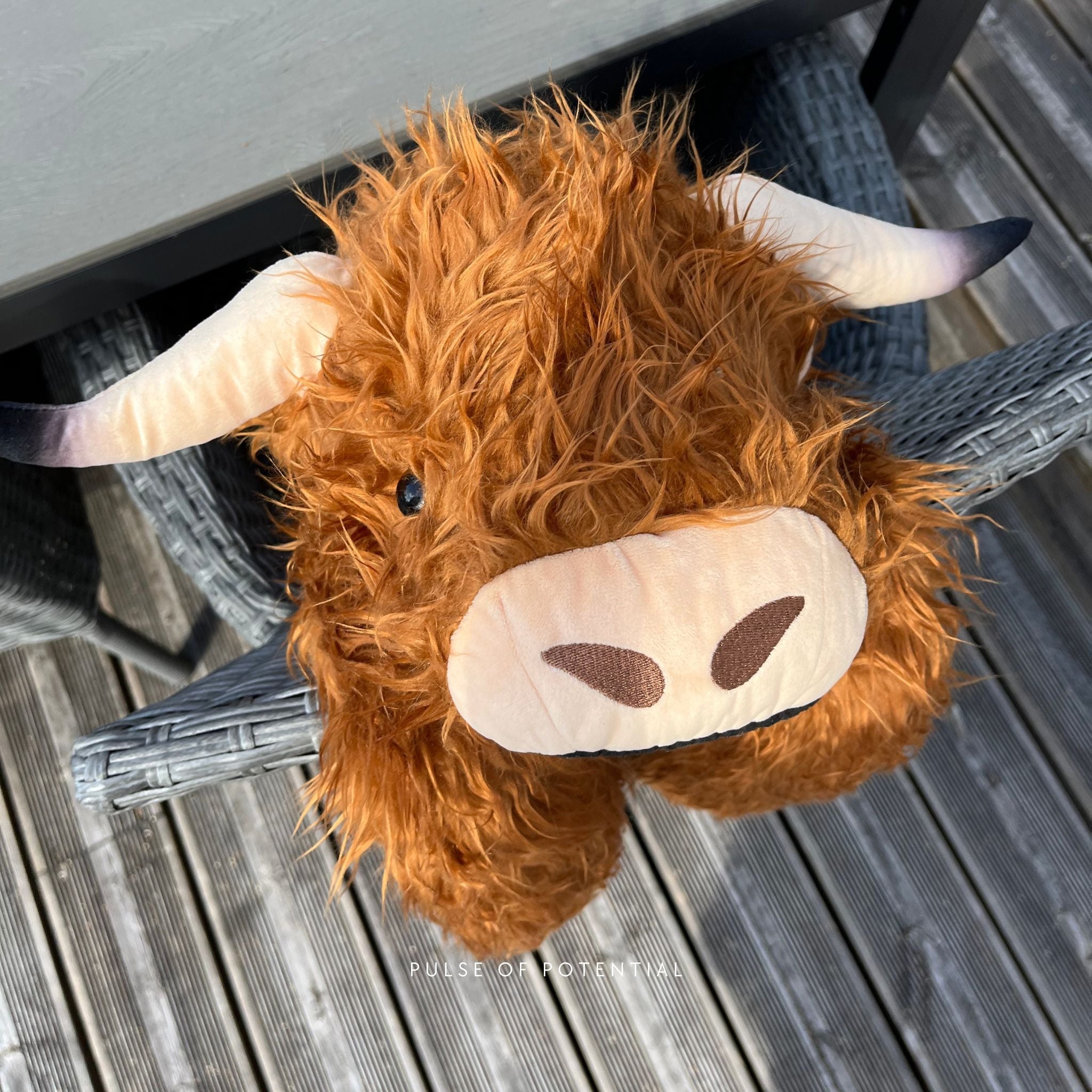 Hallie the Highland Cow Weighted Animal
