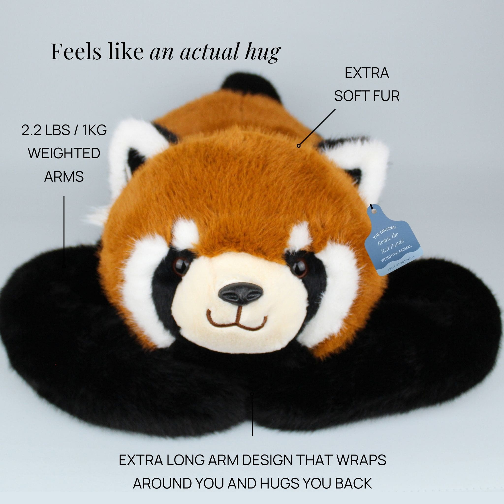 Remie the Red Panda Weighted Animal