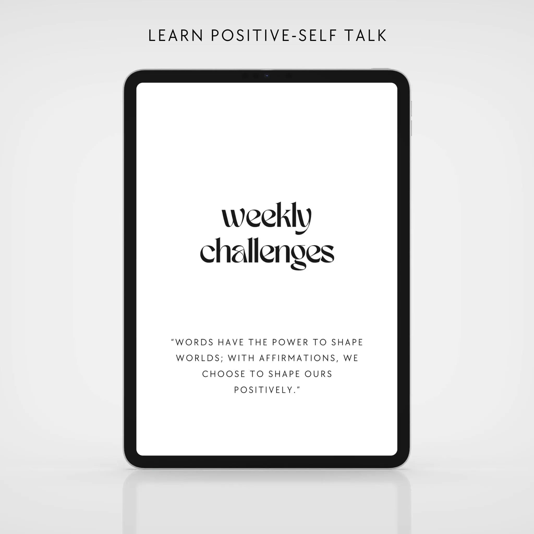 The Affirmations Digital Fillable Journal