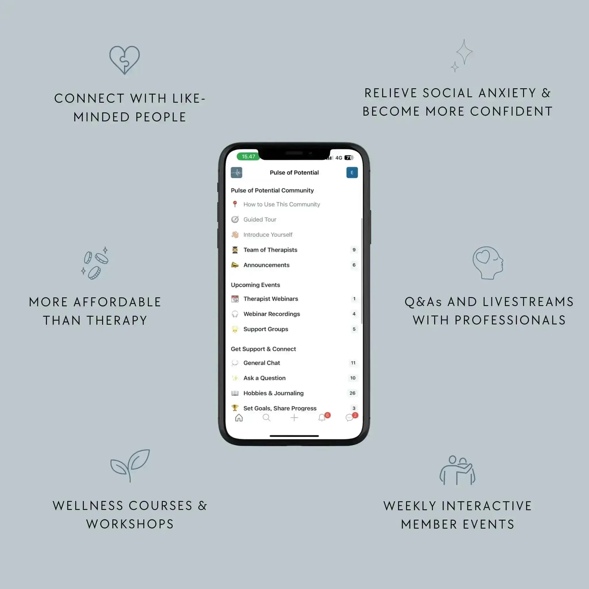 The Growth Community App (3-Month Free Plan)