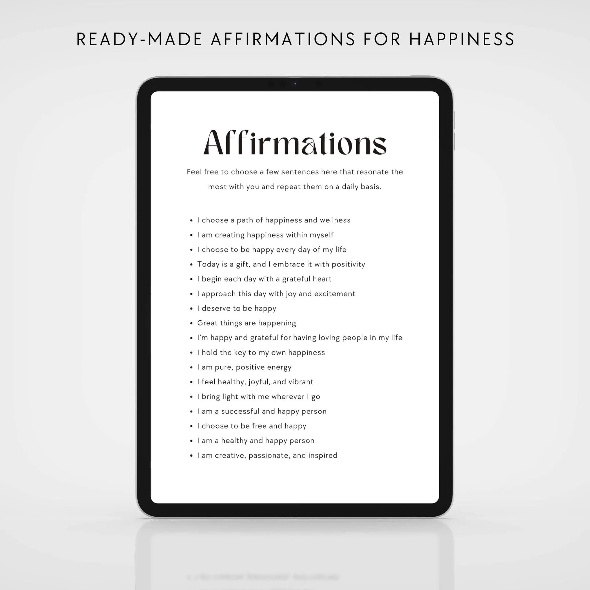 The Happiness Digital Workbook