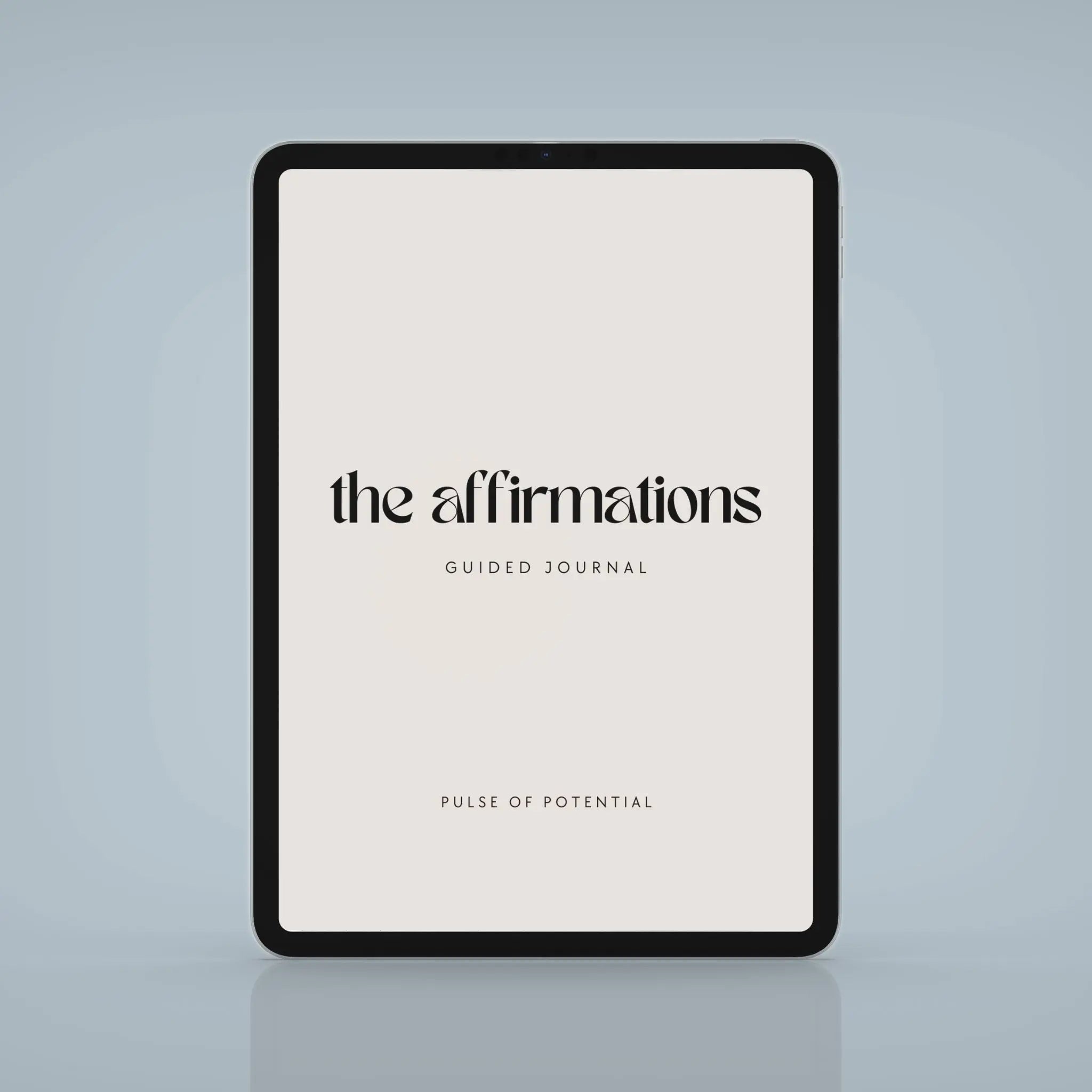 The Affirmations Digital Fillable Journal